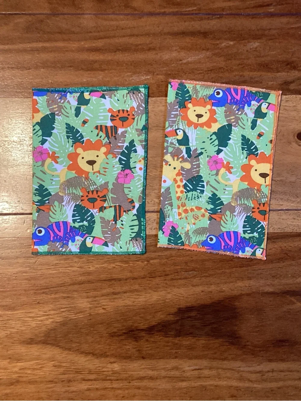 Kids Jungle Animal Print Placemat and Napkin Set